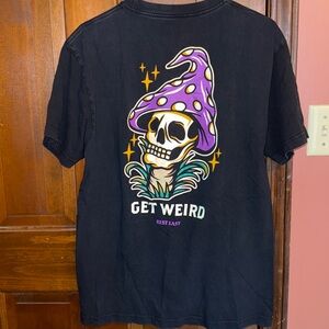 Rest Easy Wizard Skull Graphic Tee